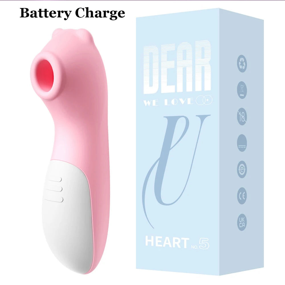 Sucker Clitoris Powerful Sucking Vibrator Female Clit Nipple Oral Vacuum Stimulator Massager Sex Toys Adults Goods for Women Good Vibrations