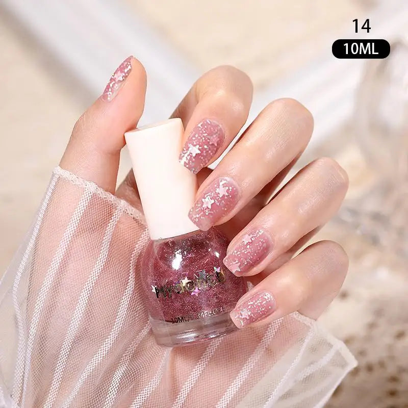 NICOLE DIARY Stamping Nail Polish Black White Gold Silver Nail Art Printing Varnish DIY Design for Stamping Plate Nails Painting Good Vibrations