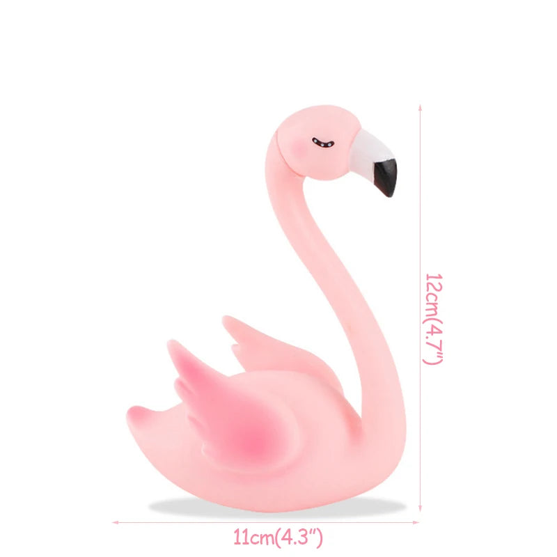 Pink Flamingo Cake Toppers Girls Flamingo Themed Birthday Pary Cake Decoration Hawaiian Summer Wedding Party Decoration Supplies Good Vibrations