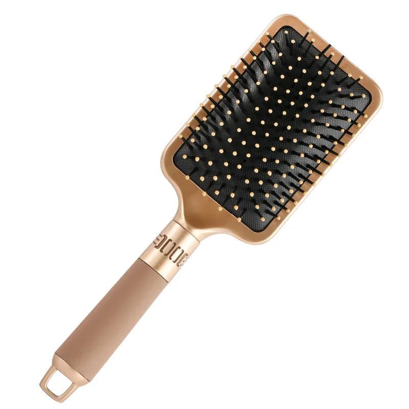 Professional Salon Straight Smooth Paddle Hair Brush Large Hairdressing All Hair Type Hairbrush Styling Comb for Women Men Good Vibrations