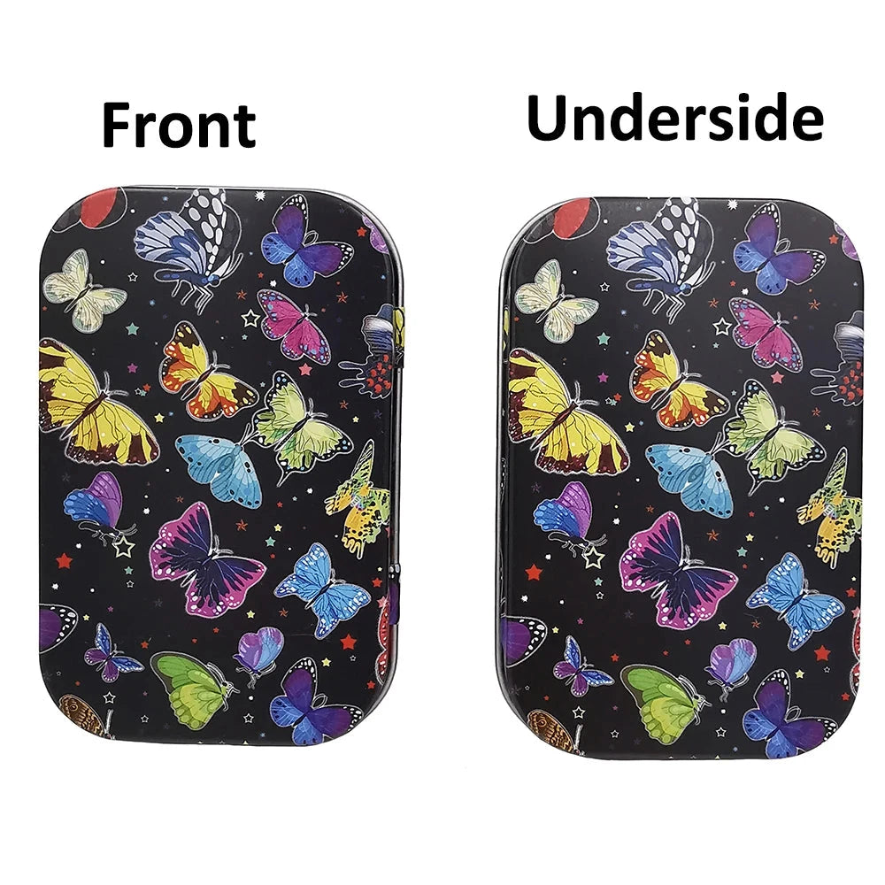 Cigarette Case Box Flip Cap Tobacco Storage Smoke Humidor Rolling Paper Jewelry Candy Coin Key Organizer Tin Flip Gifts Sealed Good Vibrations