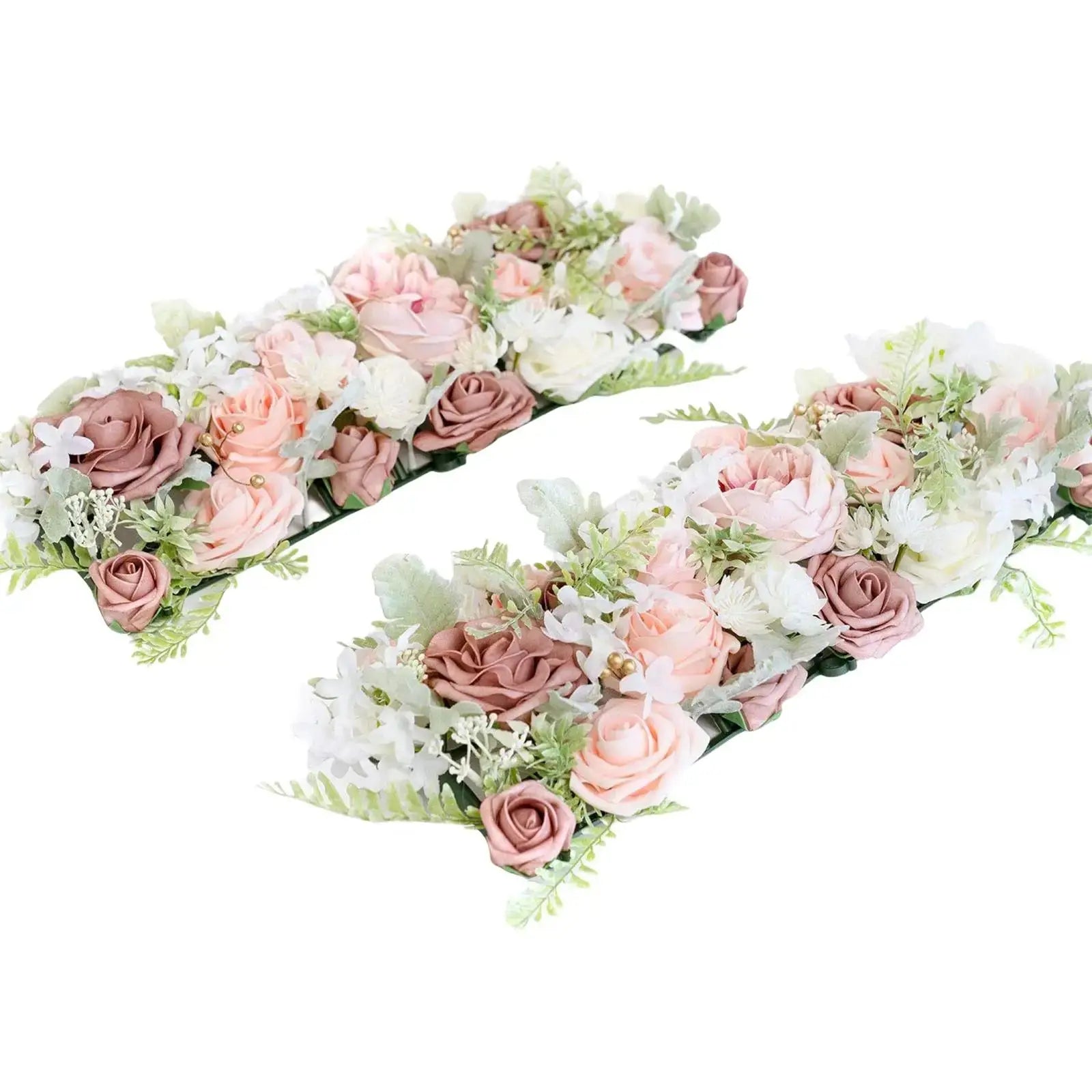 2x Artificial Floral Swag Flowers Backdrop for Party Craft Art Decorative Good Vibrations