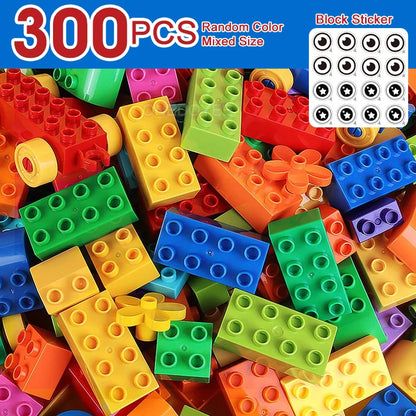 NEW Big Building Blocks For Toddlers Baby Large Classic Building Bricks Set Toys Kids Christmas Gift Compatible With Major Brand Good Vibrations