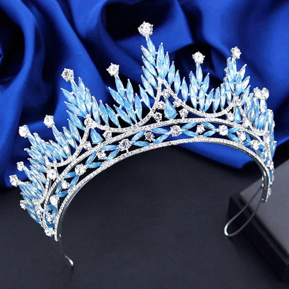 Gorgeous Baroque Crown for Bridal Tiaras Wedding Headwear Prom Diadem Hair Jewelry Prom Pageant Tiaras and Crowns Good Vibrations