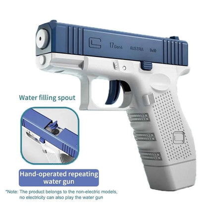 Electric Water Gun Rechargeable Automatic & Manual Spray Gun Capacity Range Up to 32 FT Range for Adults & Kids Good Vibrations
