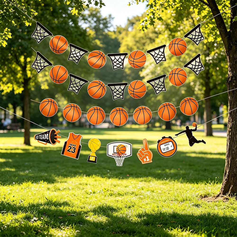 Basketball Party Banner Decor Basketball Hoop Banner Garland Decor Happy Birthday Decor Basketball Birthday Decoration Banner Good Vibrations