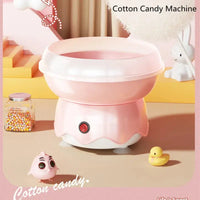 Cotton Candy Machine for Kids DIY Portable with Large Food Grade Splash-Proof Plate Efficient Heating Hard & Sugar Free Good Vibrations