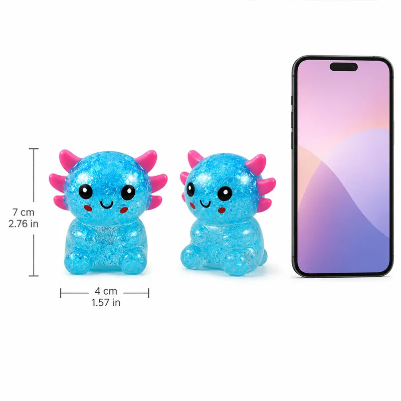 Axolotl-Shaped Party Favors Suitable for Adult Novelty Gifts, Clear Glitter Suitable for Bachelorette Wedding Graduation Birthd Good Vibrations