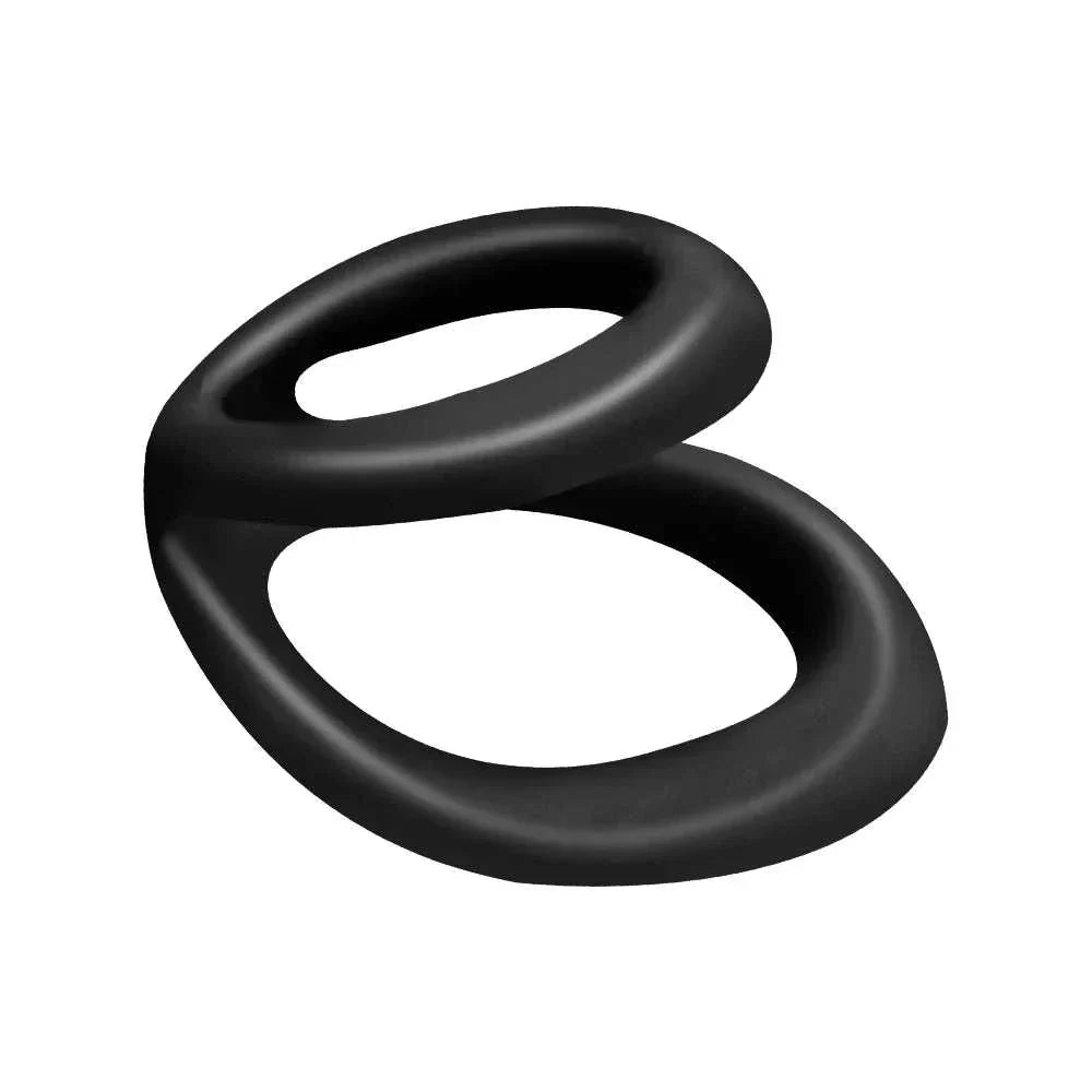 Semen lock ring male masturbator made of silicone for delay ejaculation and chastity.
