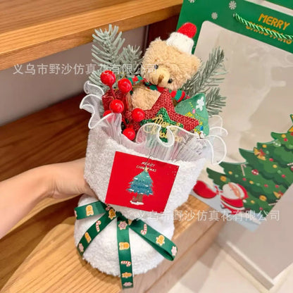 Christmas gift, finished teddy bear bouquet, birthday gift, gift for teacher, girlfriend, best friend, bouquet, souvenir Good Vibrations