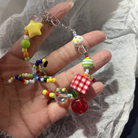 Colorful Beaded Bracelet for Women and Girls Y2K Fashion Cute Butterfly Bow Bead Sweet Star BraceletsKorean Jewelry Party Gift Good Vibrations