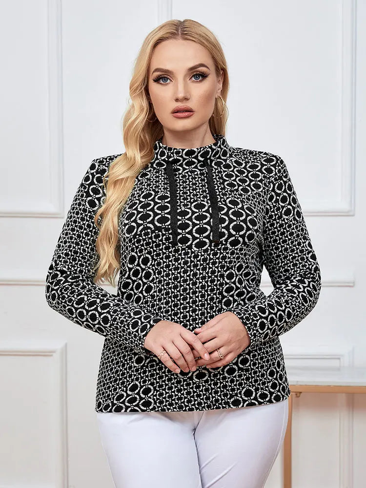 Womens plus size woven round neck shirt belongs to the category of womens clothing Good Vibrations