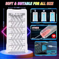 Automatic Telescopic Male Masturbation Cup Piston Suction Vibration Masturbation Machine 3D Realistic Vaginal Blowjob Pronounce GOOD Vibrations