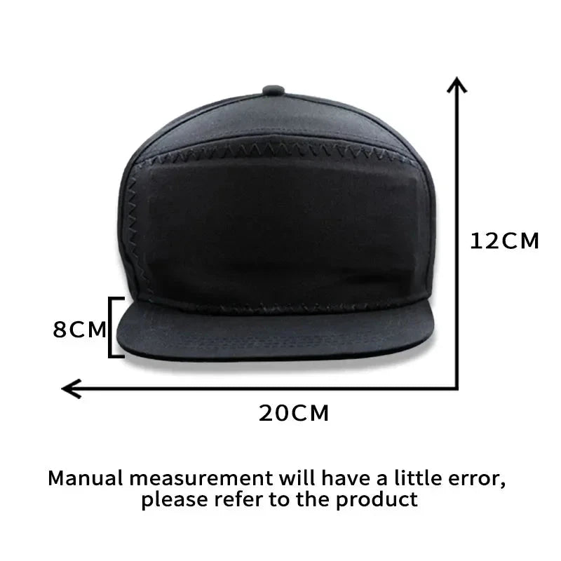 LED Glowing Hat LED Matrix Scrolling Text Display Message Pattern Programmable APP Control 5V for Disco Party Cool Baseball Cap Good Vibrations