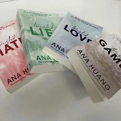 1 Book Twisted Series By Ana Huang Books Love /Games / Hate /Lies Paperback English Novel Book Good Vibrations