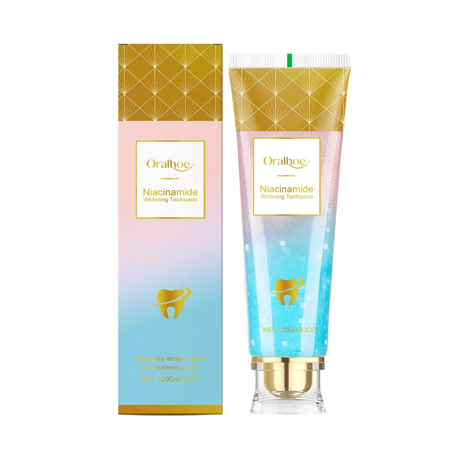 Niacinamide Whitening Toothpaste Remove Yellow Teeth Smoke Stains Improve Oral Smell Breath Fresh Tooth Bleaching Care Product Good Vibrations