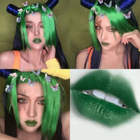 Matte Lipstick Long Lasting Waterproof Black White Lip Gloss Velvet Lip Tint Christmas Halloween Make Up Wholesale Good Vibrations