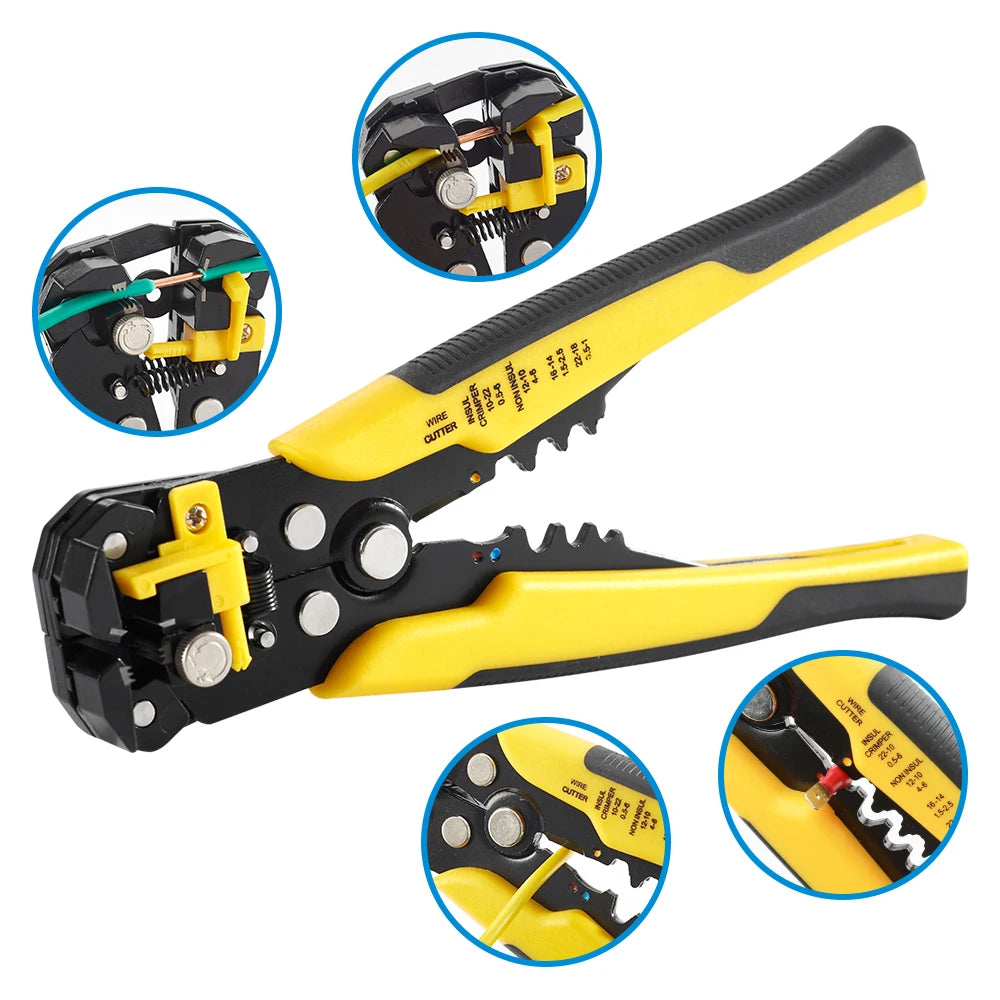 Wire Stripper Tools Multitool Pliers  Automatic 5 In1 Stripping Cutter Crimping Cable Wire Electrician Repair Tools Good Vibrations