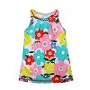 Girls Short Sleeve Summer Dress For 1-6 Years Kids 100% Cotton Casual Dresses Children's Clothing KF128 Good Vibrations