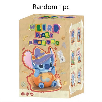 2025 New Stitch Blind Box Disney Stiezy Funny Diary Series Mysteries Guss Bag Anime Figure Model Decoration Collection Toys Gift Good Vibrations