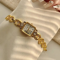 Women Watches Top Brand Luxury Wristwatches Ladies Fashion Gold  Bracelet Watch Female Elegant Clock Women montre femme Good Vibrations