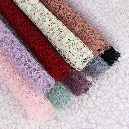 1PC DIY Flower Gift Round For Birthday Festival Decorative Bouquet Wrap Scrapbook Wrapping Paper Wedding Decoration Good Vibrations