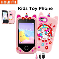 Toy Phone for Kids with Dual Camera Kid Smart Phone for Boys Girls Gifts Music Player 18 Games Toddler Learning Mini Toy Phone Good Vibrations
