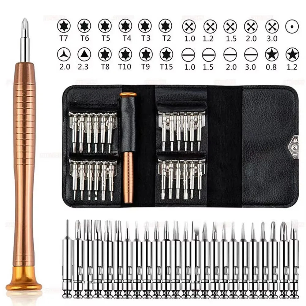 Precision Screwdriver Set, Laptop Tool Kit, 152/25 in 1 Professional Computer Screwdriver Repair Kit T5 T6 Torx Screwdriver Good Vibrations