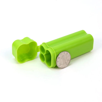 Flip-top Cigarette Case Kit with Three Holes for Easy Storage and Carrying Around Smoking Accessories Good Vibrations