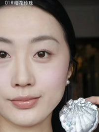 Flower Knows Shell's Jewel Collection Embossed Blush Matte  Powder Satin Highly Pigmented Lightweight Smooth Finish for Cheeks Good Vibrations