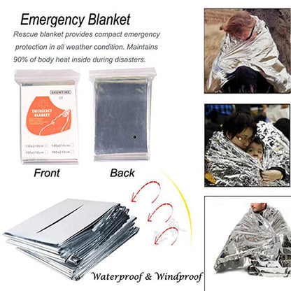 Outdoor Adventure Survival Kit SOS Emergency First Aid Kit Camping Equipments Medical Bag Self-defense EDC Pouch ifak Good Vibrations
