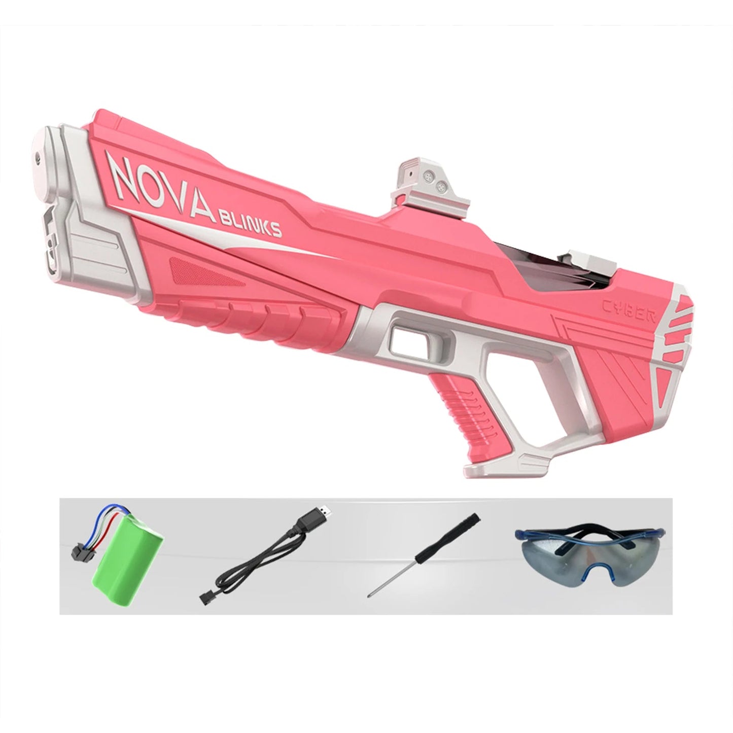 Automatic Electric Water Gun Auto Suction Water Guns for Adult Kids Battery Powered Squirt Blaster Summer Pool Beach Outdoor Toy Good Vibrations