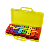 Xylophone with Mallets Colorful Musical Toy Boys Girls Music Teaching Improving Hand Eye Coordination Valentine's Day Gifts Good Vibrations