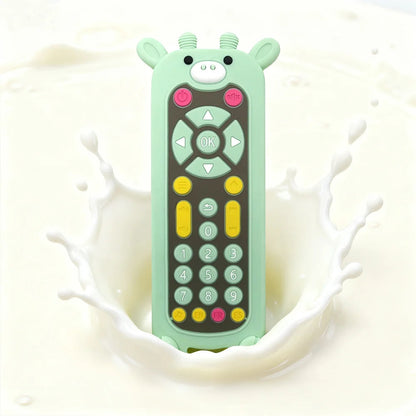 Baby Teether Toy: Realistic Cartoon Remote Control for Soothing Gum Discomfort Remote Control Toy Good Vibrations