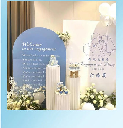 Folding Paper Cake Stand Wedding Decoration Props Dessert Table Rack Birthday Party Event Decoration Ornaments Baby Shower Decor Good Vibrations
