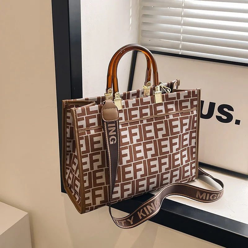 High-End Designer Crossbody Bag For Women Vintage Textured Leather Purse Minimalist Chic Shopper Tote Party Elegant Luxury Style Good Vibrations
