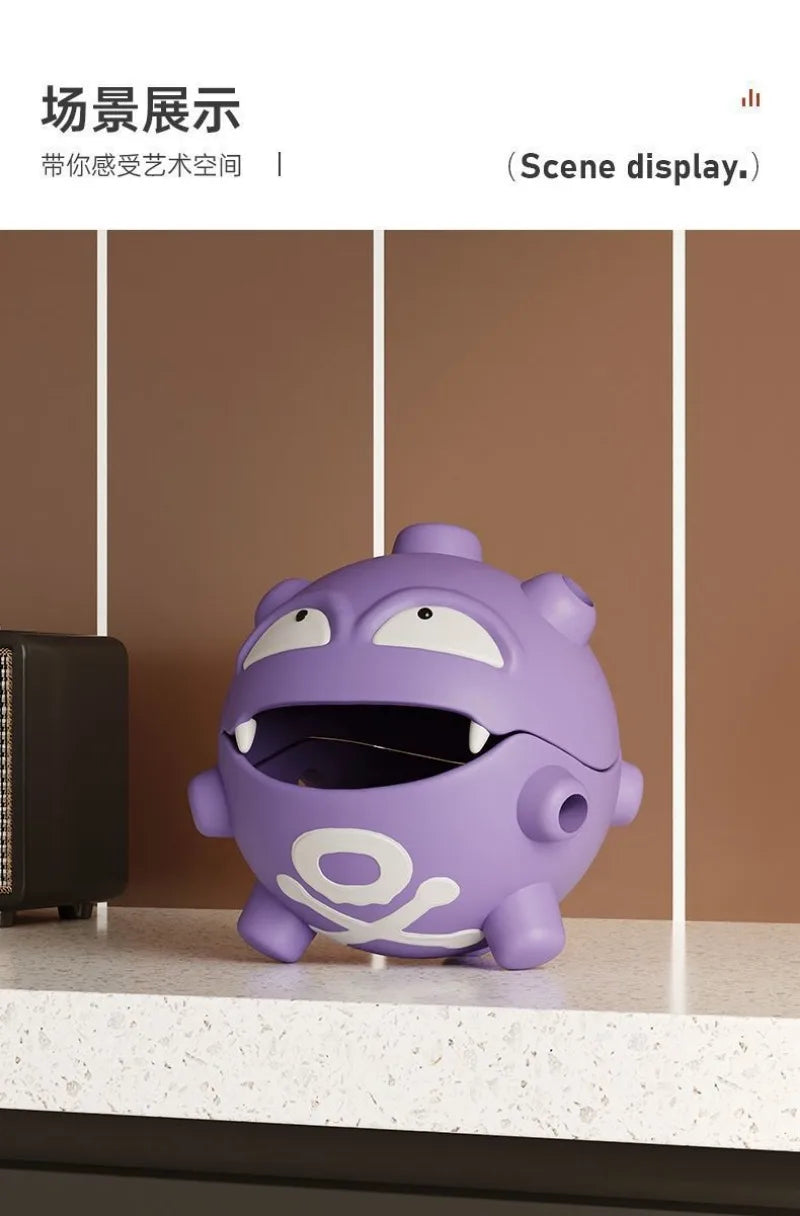 Cartoon Pokemon Weezing Mosquito Coil Tray Anime Indoor Incense Holders Bedroom Figures Desktop Car Decoration Storage Toys Gift Good Vibrations Adult Super Store
