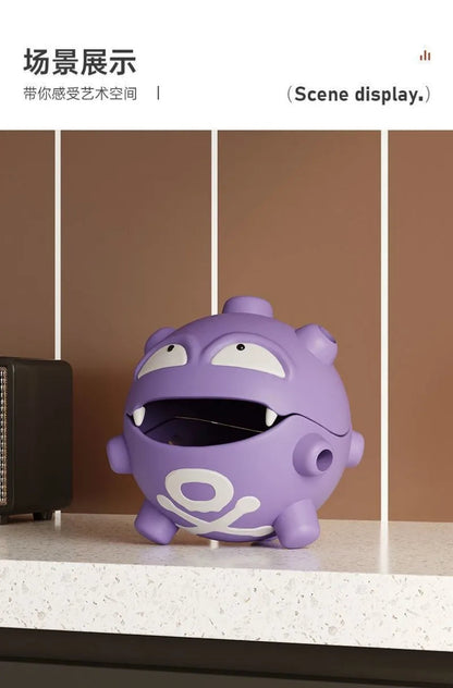 Cartoon Pokemon Weezing Mosquito Coil Tray Anime Indoor Incense Holders Bedroom Figures Desktop Car Decoration Storage Toys Gift Good Vibrations Adult Super Store