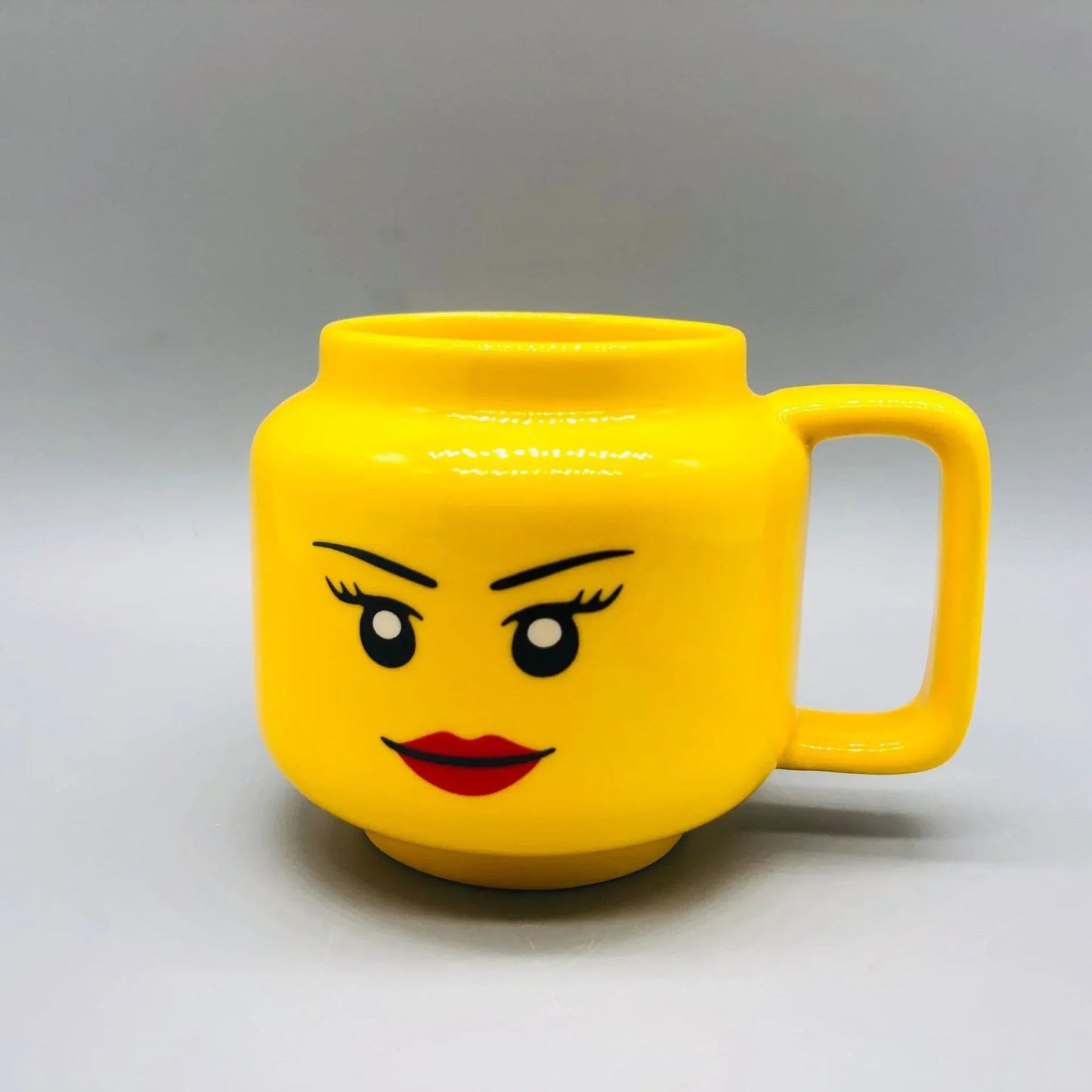 Party Favor Gifts Cute Cartoon Mug for Coffee Milk Tea Ceramic Cup Drinkware with Creative Impish Expression Pattern Good Vibrations