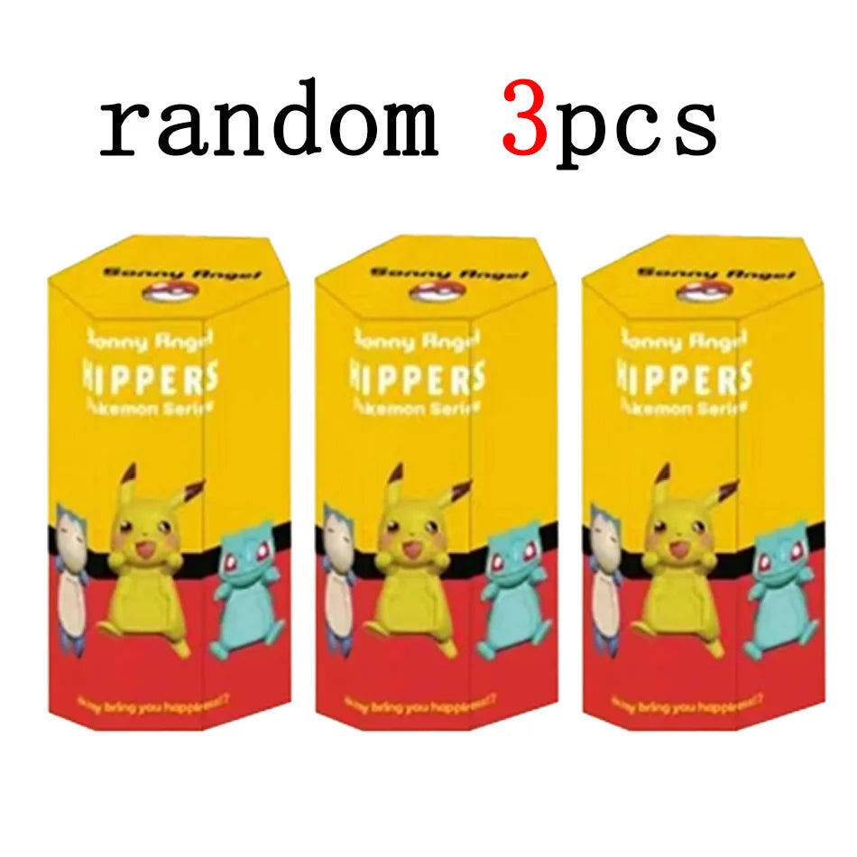 Pokemon Surprise Blind Box - Mysterious Anime Figures including Pikachu & Bulbasaur - Party Angel Theme Children's Toy Good Vibrations