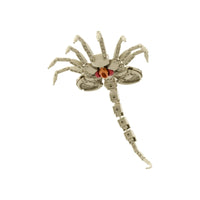 MOC Horror Movie Alien Face Hugger Model Building Blocks Set Monster Insect Claw Assembled Bricks Hanging Face Toy AdultsGift Good Vibrations