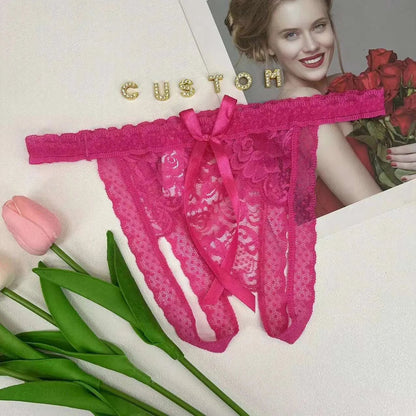 Rhinestone Letter Customizable Lingerie Gifts GOOD Vibrations