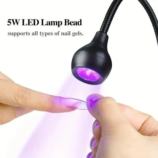 Nail Lamp LED Portable Nail Dryer With Clip Dryer Lamps NailsLamp For Gel Polish Professional Nails Art Tools Home Salon Manicur Good Vibrations