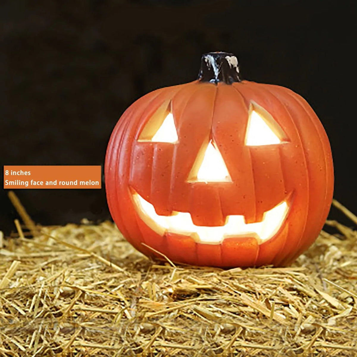 Party Decoration Diy Ornament Holiday Decor Halloween Led Pumpkin Light Jack O Lantern Spooky Carved Pumpkin Lamp 2026 Home Yard Good Vibrations