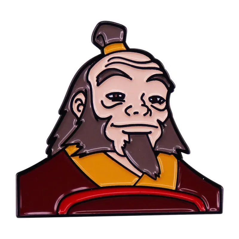 AVATAR The Last Airbender Enamel Pins Tui and La Appa Aang Metal Brooch Badge Fashion Jewellery Backpack Accessory Gifts Good Vibrations