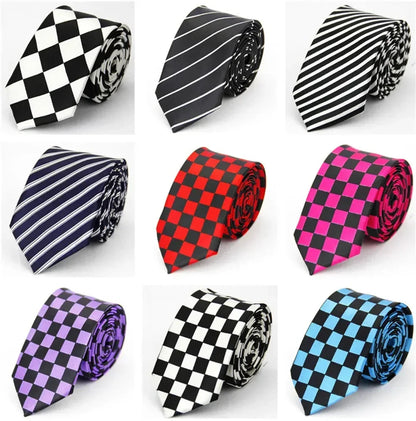 Mens Ties Slim 5cm (2in) Wedding Striped Dots Piano Skulls for Men Women Gravata Corbata Regalos Para Hombres Accessoires Homme Good Vibrations
