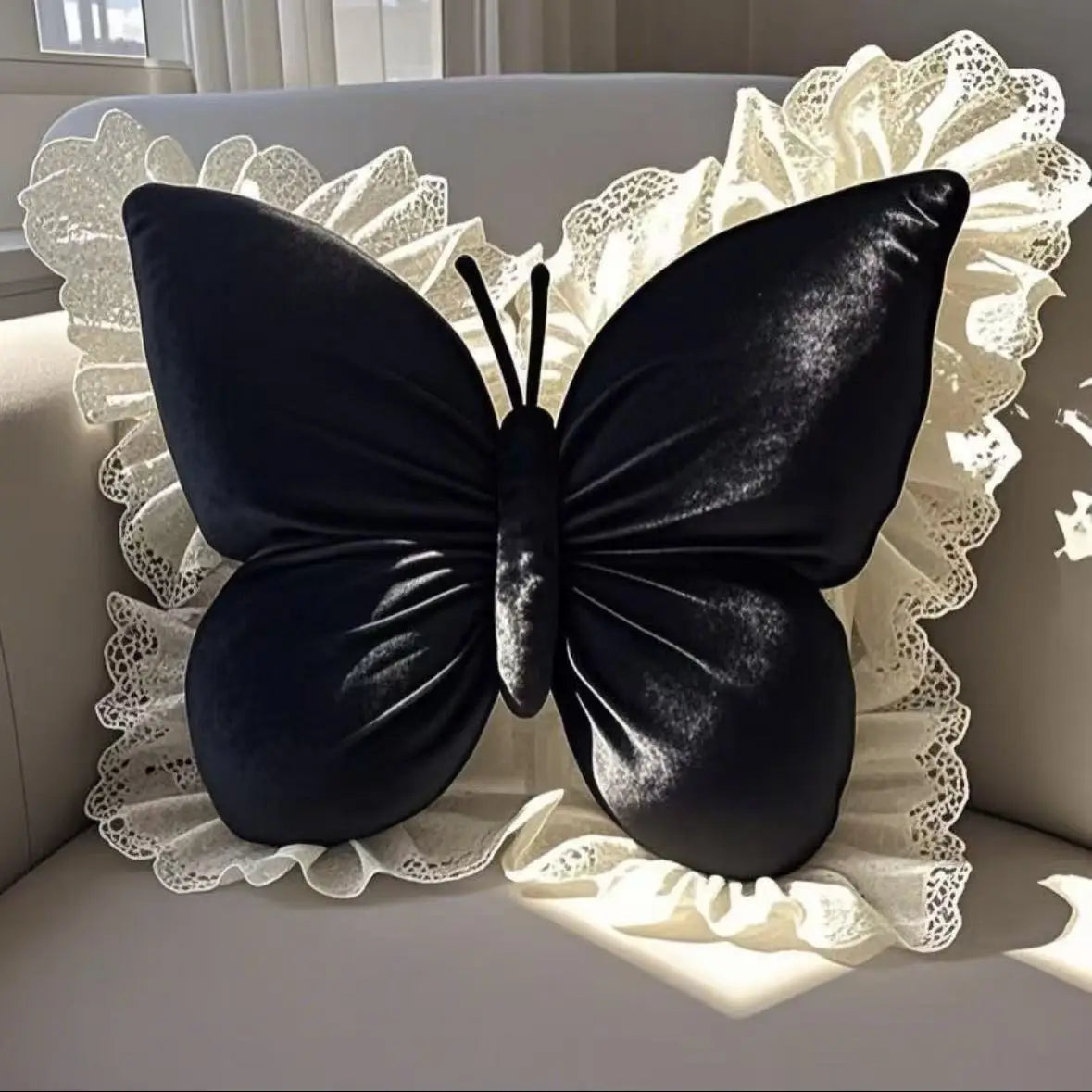 Princess Butterfly Office Pillow Living Room Bow Bedroom Car Sofa Cushion Home New Pillow Room Good Vibrations