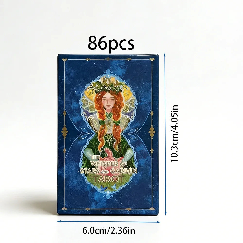 1 Box of Starry Whispers & Garden Tarot (10.3×6 cm), Featuring Exquisite Natural Illustrations, Professional Divination Card Gam Good Vibrations