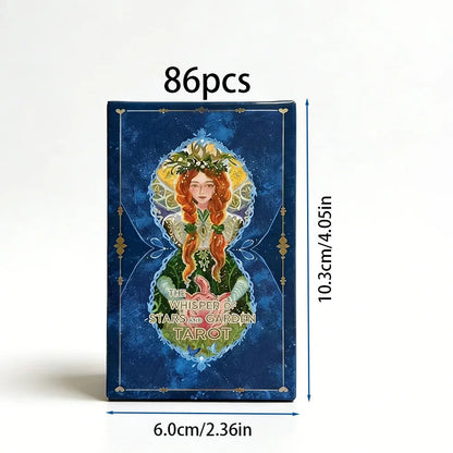 1 Box of Starry Whispers & Garden Tarot (10.3×6 cm), Featuring Exquisite Natural Illustrations, Professional Divination Card Gam Good Vibrations