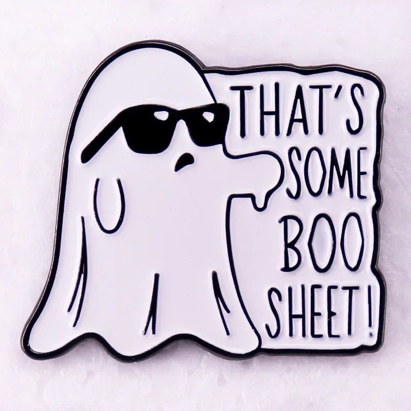 Halloween Horror Doll Brooch Anime Trend Bag Accessories Pin Personalized Metal Denim Hat Badge Collar Jewelry Boutique Gifts Good Vibrations